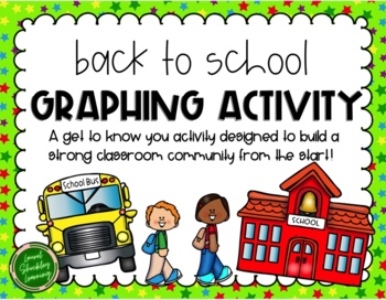 Preview of Back to School Graphing Activity