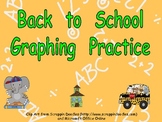 Back to School Graphing Practice for Kindergarten