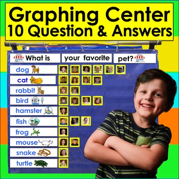Preview of Back to School Graphing Questions Ice Breakers Set 1 Illustrated Questions & Ans