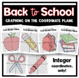 Back to School - Graphing on the Coordinate Plane Mystery 