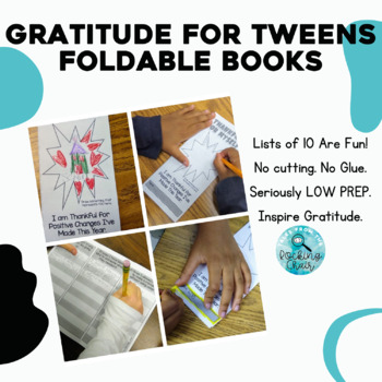 Preview of Back to School | Gratitude for Kids | Grateful for Myself Foldable Books