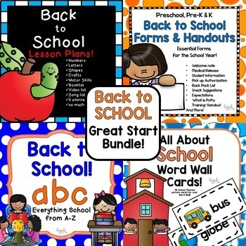 Preview of Back to School Great Start Bundle!