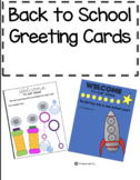 EDITABLE: Back to School Greeting Cards