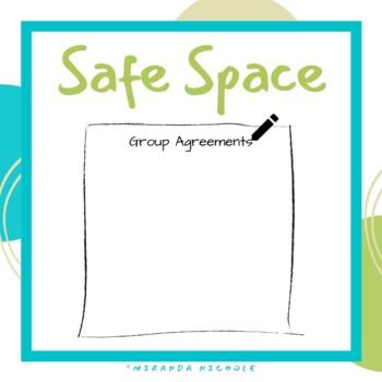 Preview of Back to School Group Agreements & Safe Space