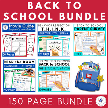 Preview of Back to School Bundle for Upper Elementary Classrooms