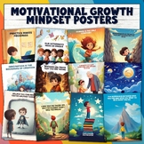 Back to School Growth Mindset Posters: 20 Inspirational Qu