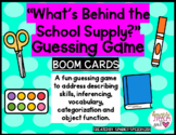 Back to School Guessing Game Boom Cards *Can be used year round!
