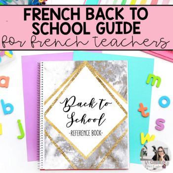Preview of Back to School Guide for Primary French Immersion | La rentrée | Editable