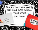 Back to School: Hacks to Make This Your Best School Year E