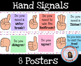 Back to School Hand Signal Posters