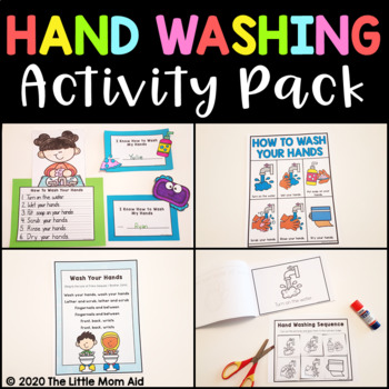 Preview of Back to School Hand Washing Activities – Posters, Songs, Readers, Craftivity