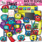 Warm Fuzzy Monsters Clipart Back to School