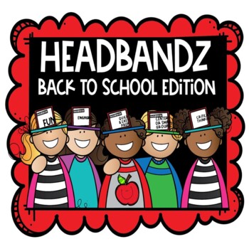 Preview of Back to School Headbandz Game First Day of School Ice Breaker