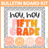 Welcome Back to School Fifth Grade Bulletin Board Kit - Cl