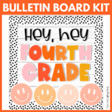 Welcome Back to School Fourth Grade Bulletin Board Kit Cla