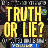 Back to School Historical Truth or Lies | Volume 1 | Tradi