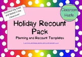 Back to School Holiday Recount Pack!