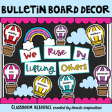 Back to School Hot Air Balloon Bulletin Board Idea and Door Decor
