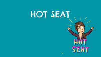 Preview of Back to School Hot Seat Slides: 100 Items 