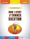 Back to School |How I Spent My Summer Vacation Lesson Plan