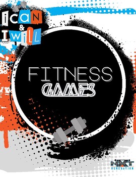 Preview of Back to School: I CAN AND I WILL Wellness + Workout - Fitness Games Packet