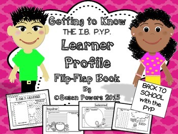 Preview of IB PYP Learner Profile Reflection Flip Flap Book