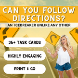 Back to School ICEBREAKER Activity: "Can you follow direct