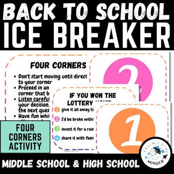 Four Corners Back To School Ice Breaker Activity