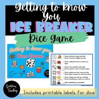 Back to School | Ice Breaker Game | Morning Meeting by Ambitious ...