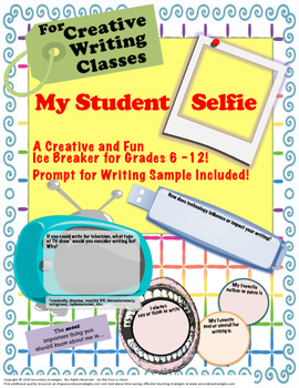 Preview of First Day of School Ice Breaker for Creative Writing Classes Activity