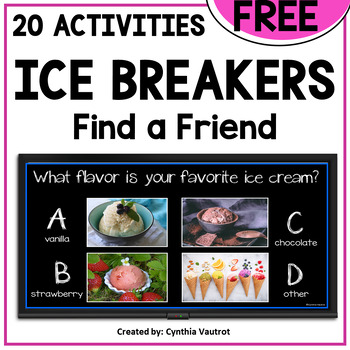 Preview of Back to School Ice Breakers Fun Paperless FREE Activities