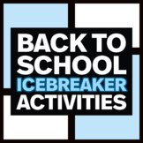 Back to School Icebreaker Activities Bundle - Activities f