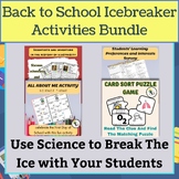 Back-to-School Icebreaker Activities Bundle for Middle Sch