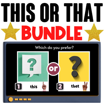 Preview of Back to School Icebreaker Bundle - This or That
