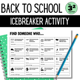 Back to School Icebreaker: Find Someone Who... | Getting t