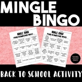 Back to School Icebreaker Mingle Bingo!