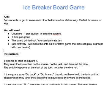 Back to School - Icebreaker - The Welcome Game by Beyond Theatre