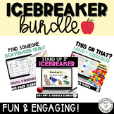 Back to School Icebreakers Activity Bundle for Middle Scho