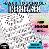 Back to School Icebreakers | Get To Know Me Activities | F