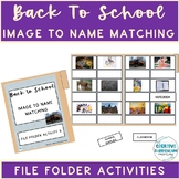 Back to School Identifying Items Image to Name Matching Fi