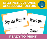 Back to School Instructional STEM Classroom Board Posters