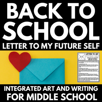 Preview of Back to School | Integrated Art and Writing | Middle School Activities