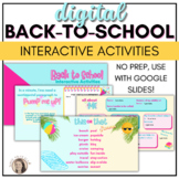 Back-to-School Interactive Activities for Secondary Studen