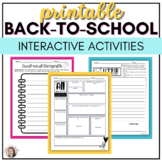 Back-to-School Interactive Activities for Secondary Studen