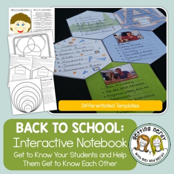 Preview of Back to School Interactive Notebook Activity Pack