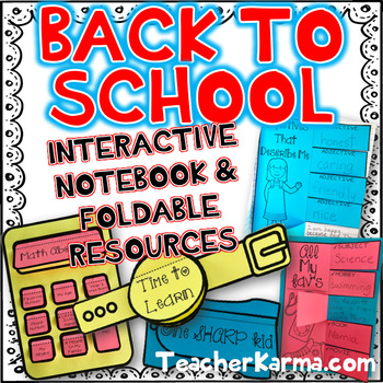 Preview of Back to School Interactive Notebook & Foldables
