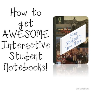 Preview of Back to School Interactive Notebooks Lesson