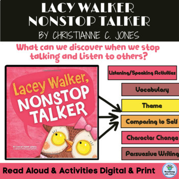 Preview of Back to School Interactive Read Aloud Activities Lacey Walker, Nonstop Talker