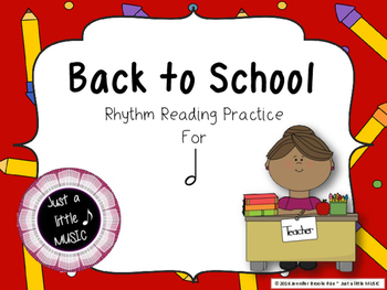 Preview of Back to School - Interactive Reading Practice Game {ta-ah}