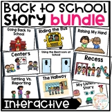 Back to School Interactive Social Story Mini Bundle: Includes Visuals and More!